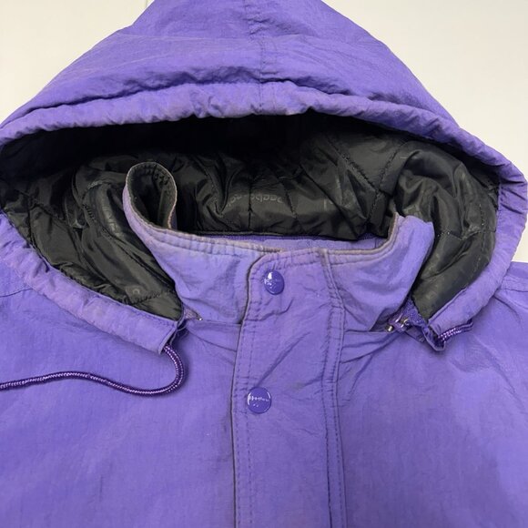 Vintage Minnesota Vikings Reebok Proline Puffer Jacket Mens XL Purple - Picture 15 of 16
